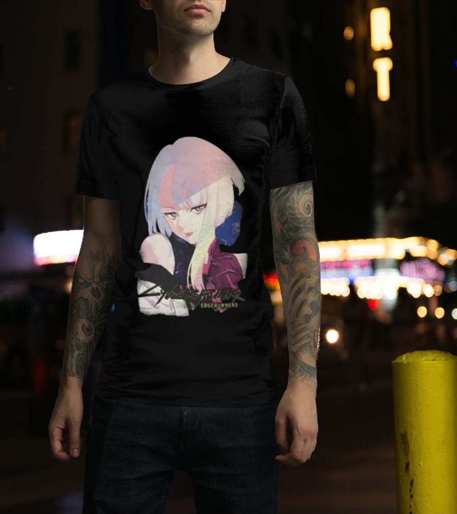 Cyberpunk Edgerunners Lucyna Kushinada Colorful Anime T-Shirt