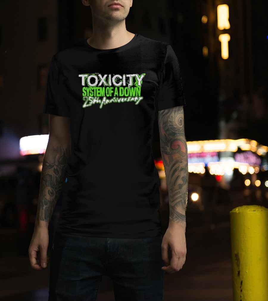 Toxicity System Of A Down 25th Anniversary T-Shirt