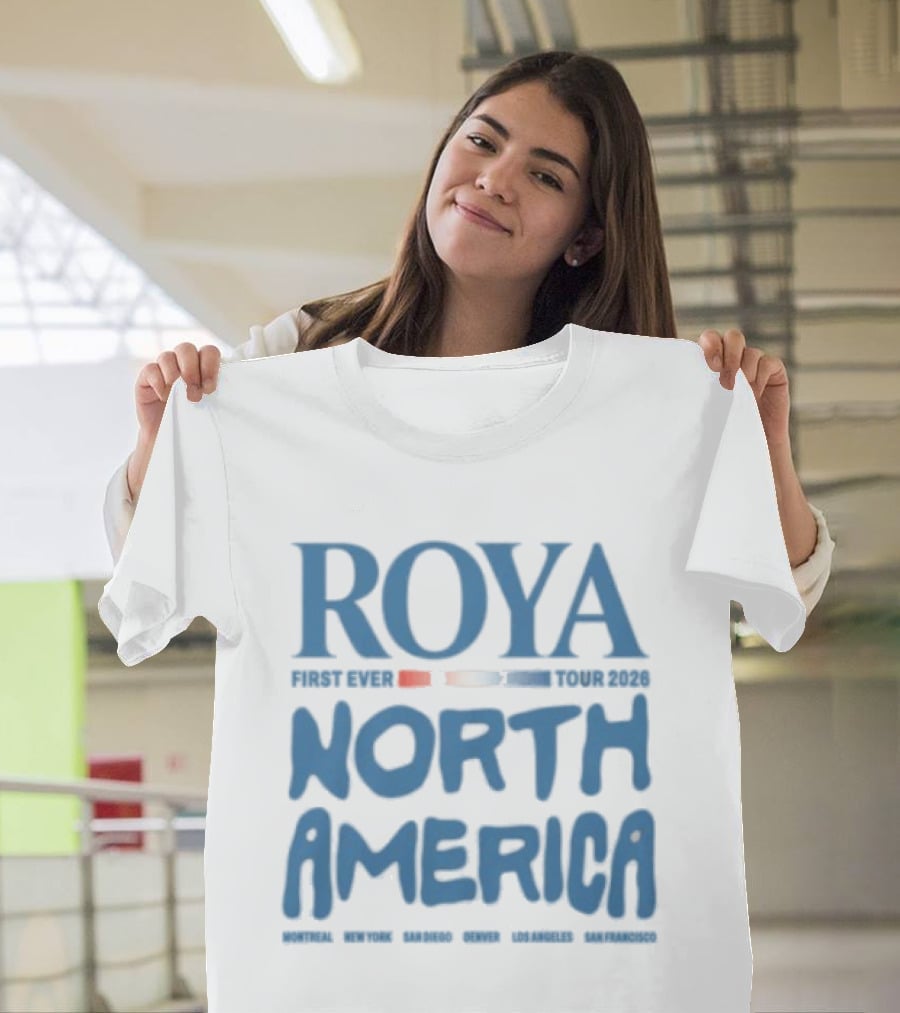 ROYA Store Tour North America 2026 T-Shirt