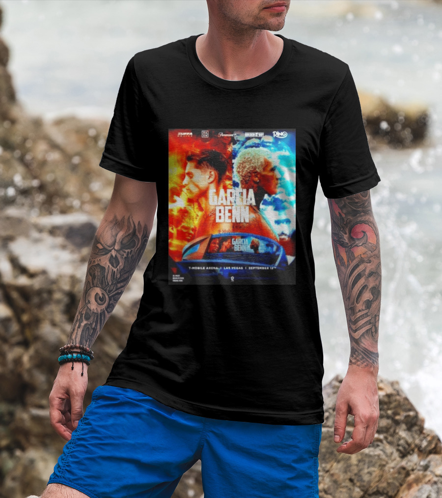 Garcia Vs Benn Live Fight DAZN Mobile Arena Las Vegas September 12th T-Shirt