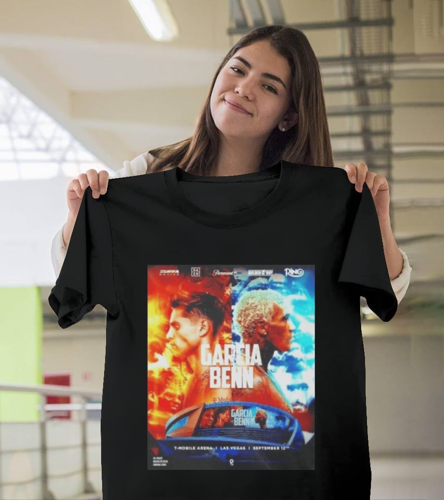 Garcia Vs Benn Live Fight DAZN Mobile Arena Las Vegas September 12th T-Shirt