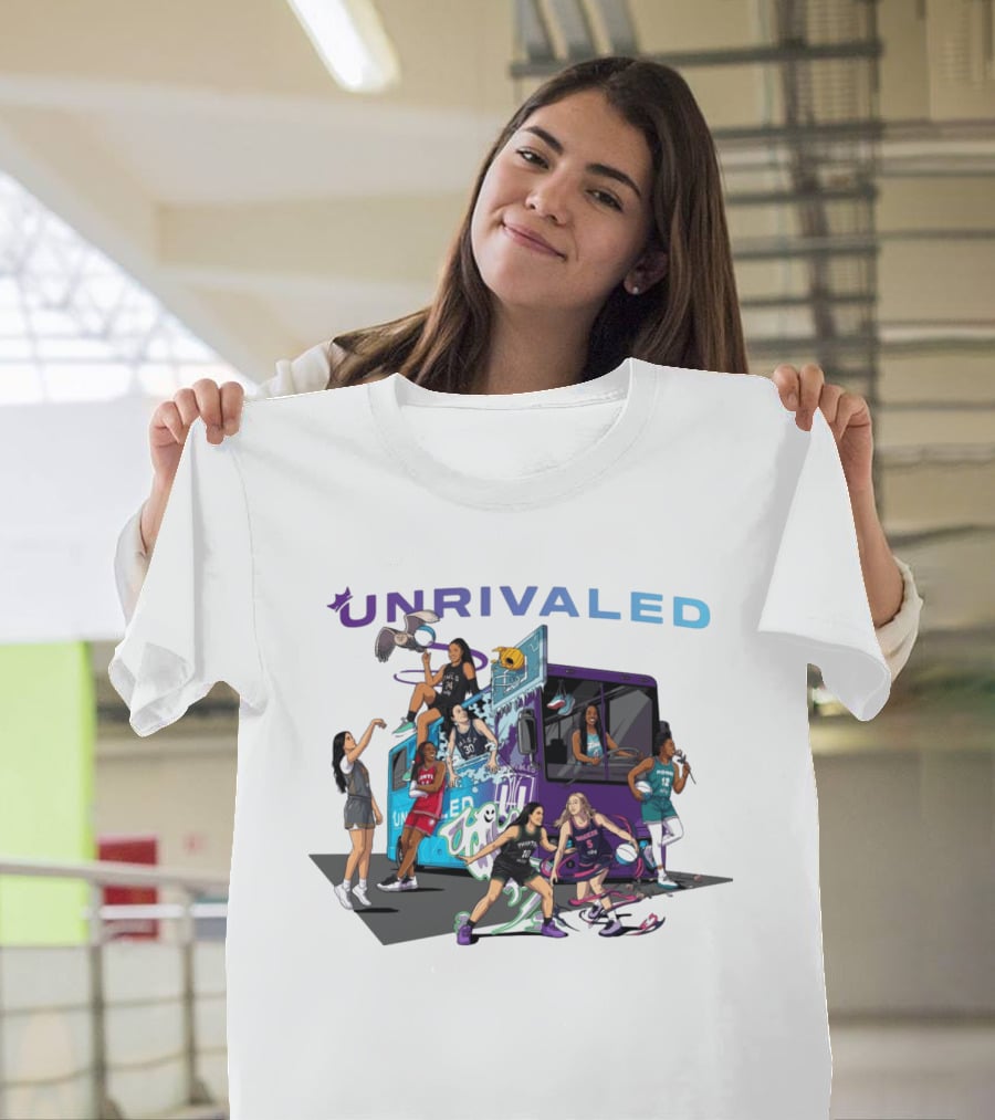 Unrivaled Season 3 Women's Bus Tour Players Uniform Basketball Team T-Shirt