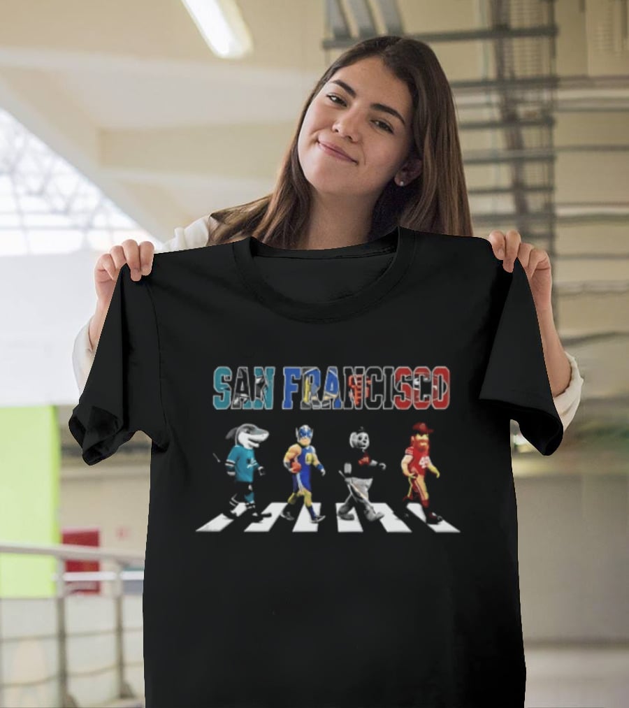 San Francisco Football Baseball Hockey Abbey Road Sports T-Shirt