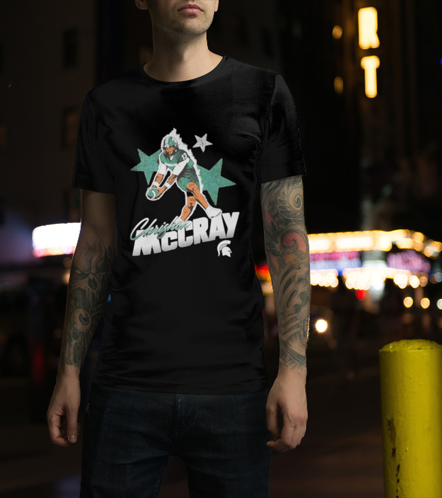 Chrishon McCray Stars Michigan State Spartans Football T-Shirt