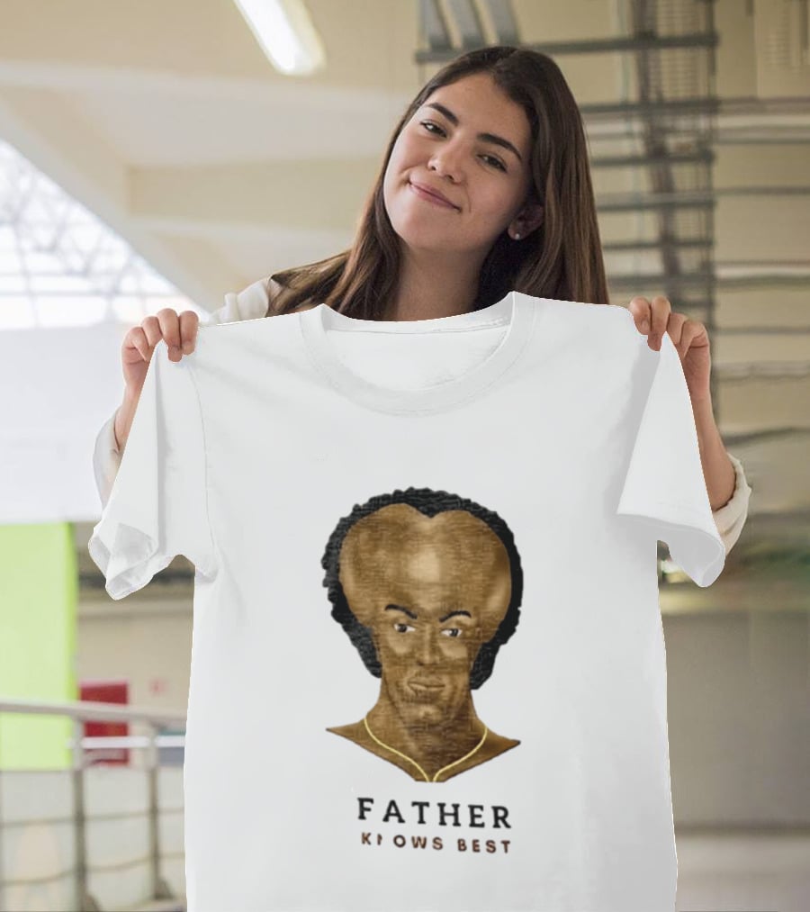 Father Knows Best Yakub Large Heart Shaped Brain T-Shirt