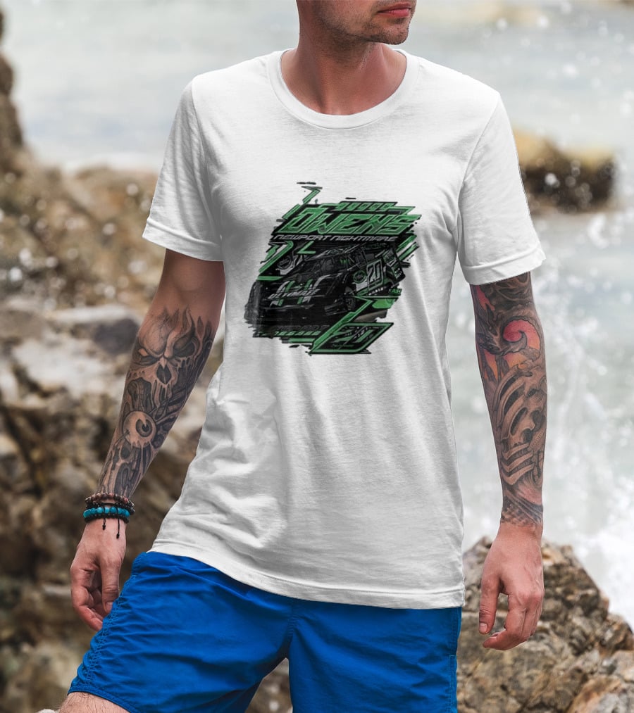 Jimmy Owens Newport Nightmare 20 Car Racing Ultimate 64 Dirt Track 2023 T-Shirt