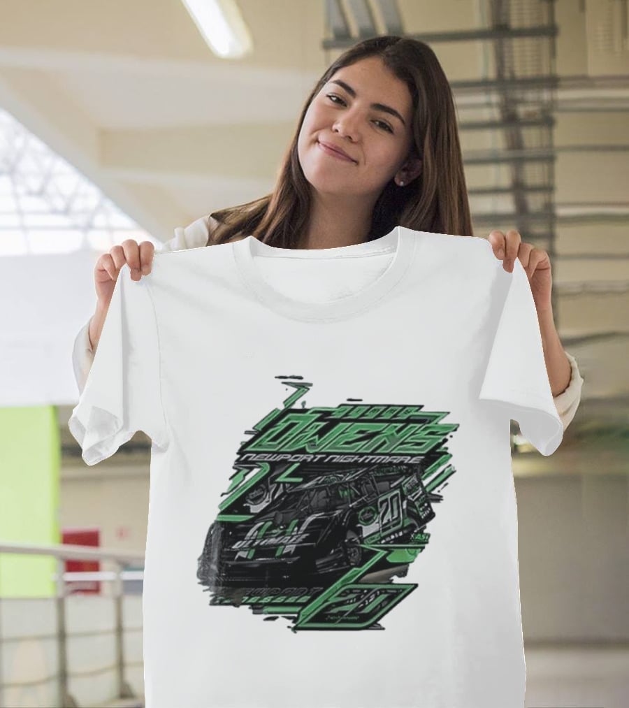 Jimmy Owens Newport Nightmare 20 Car Racing Ultimate 64 Dirt Track 2023 T-Shirt