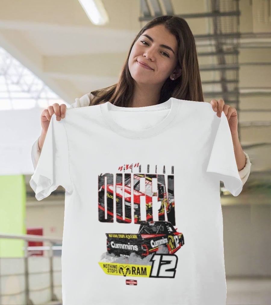 Kaulig Racing Brenden Queen Nothing Stops RAM Cummins 12 NASCAR T-Shirt
