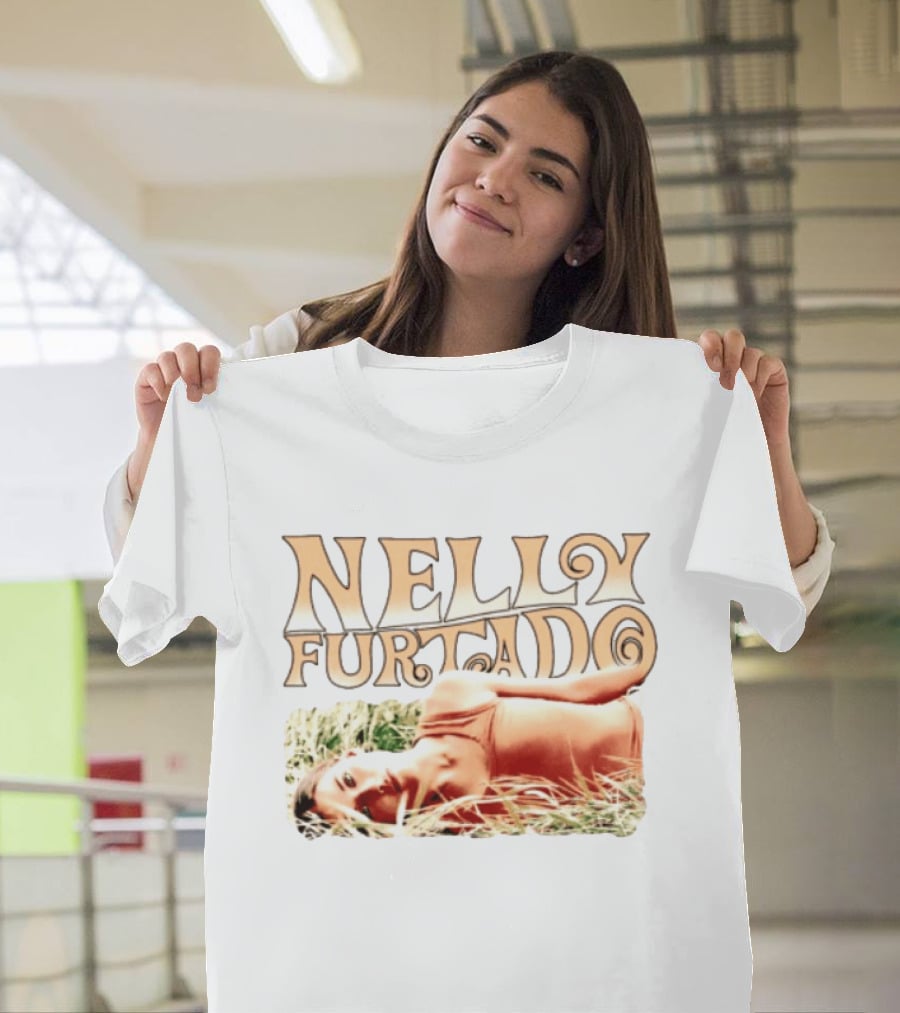 Nelly Furtado Woah Nelly Album Cover Image T-Shirt