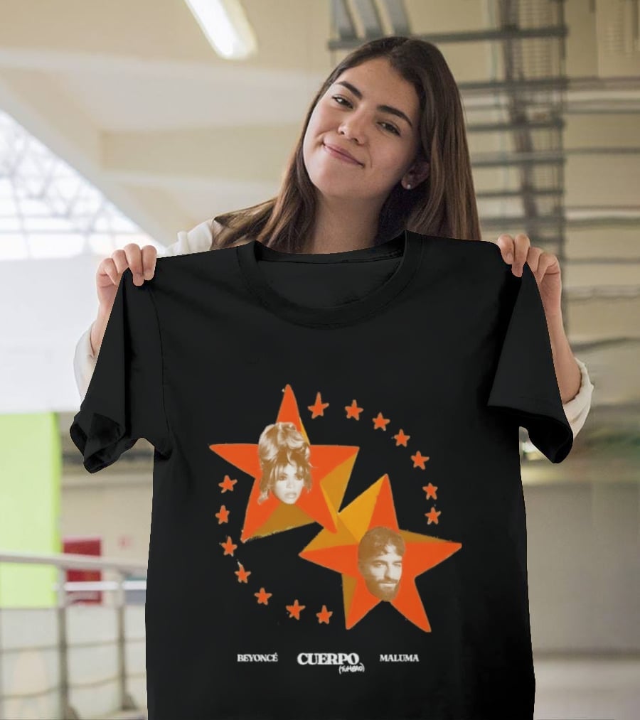 Beyoncé Maluma Cuerpo Tumbao Latin Pop Starry T-Shirt