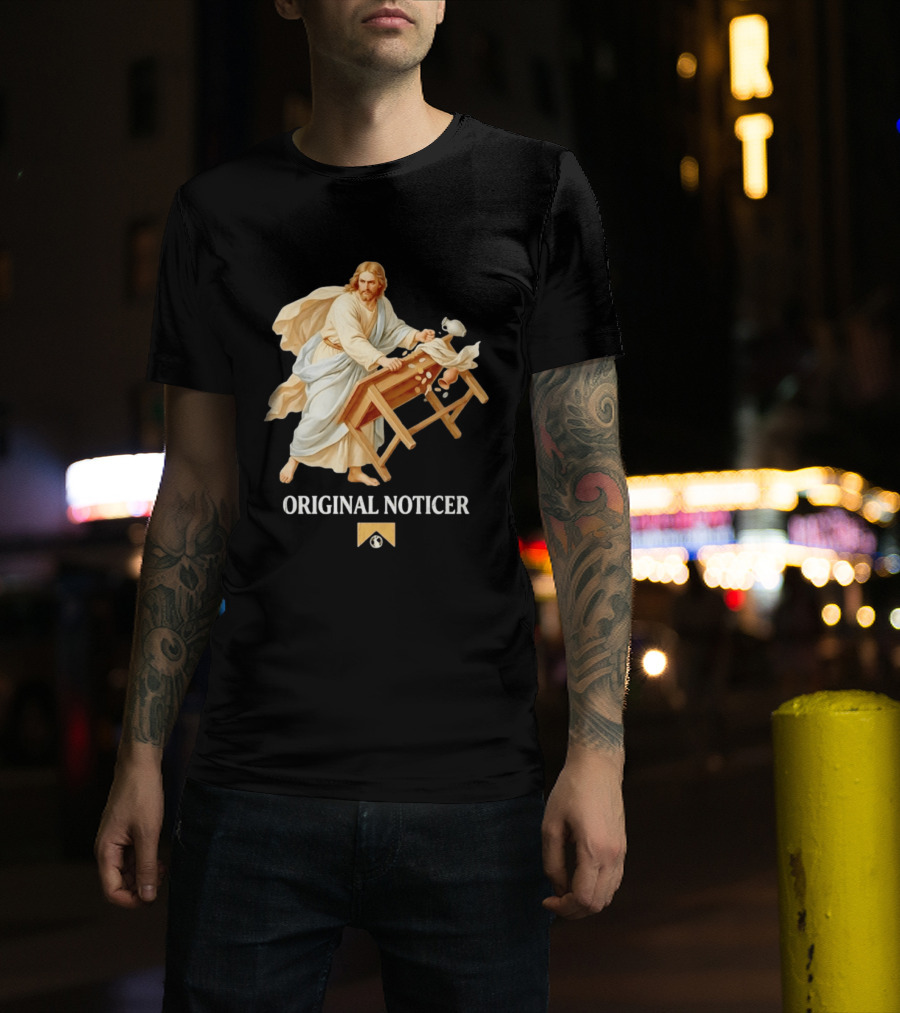 Jesus Christ Original Noticer Temple Cleansing Visual T-Shirt