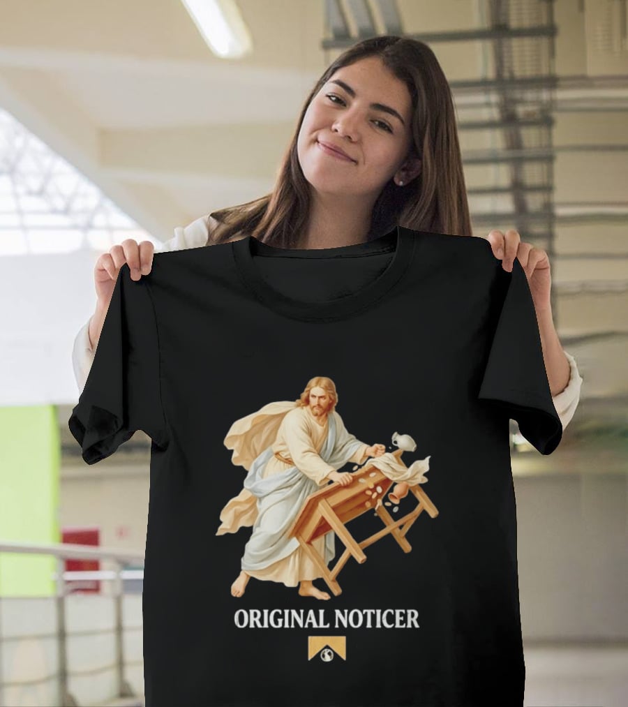 Jesus Christ Original Noticer Temple Cleansing Visual T-Shirt