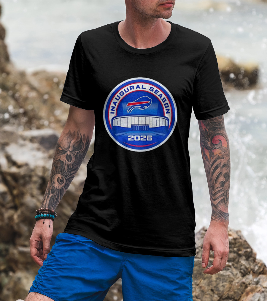 Buffalo Bills Inaugural Season 2026 Stadium T-Shirt