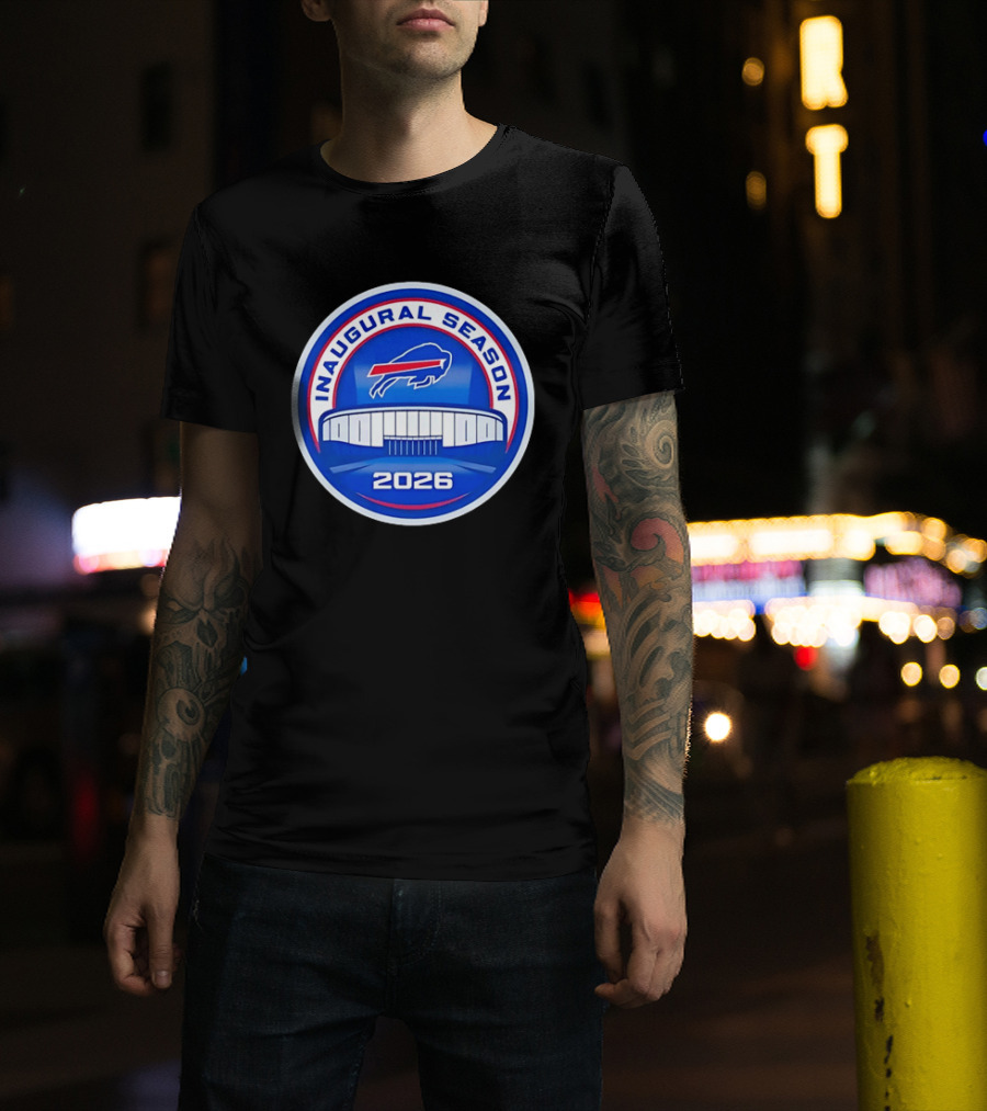 Buffalo Bills Inaugural Season 2026 Stadium T-Shirt