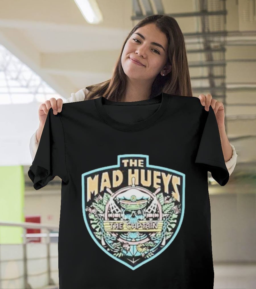 The Mad Hueys The Captain Skull Nautical T-Shirt