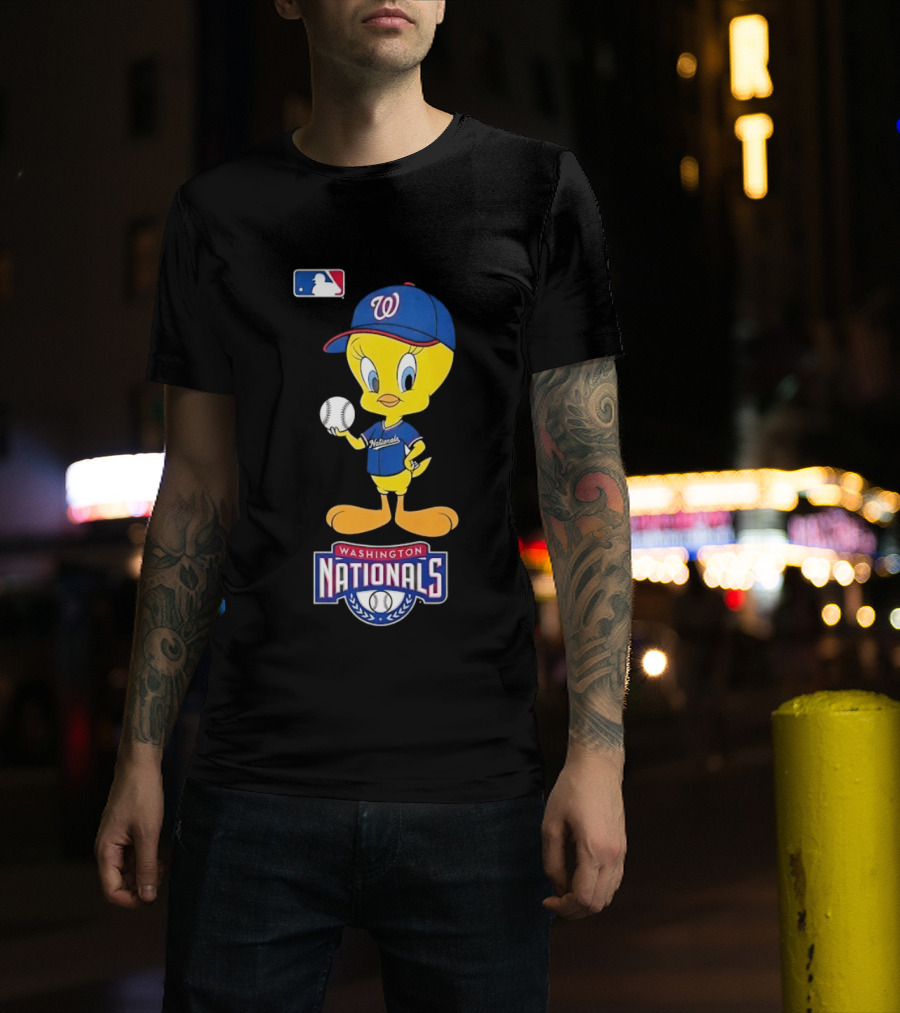 Washington Nationals Tweety Bird Baseball MLB T-Shirt