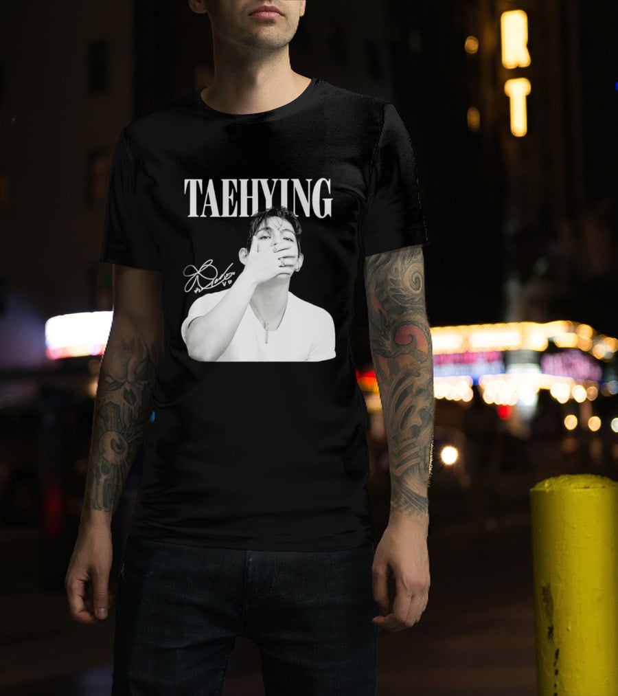 TAEHYUNG BTS V K Pop Fashion Style Signature T-Shirt