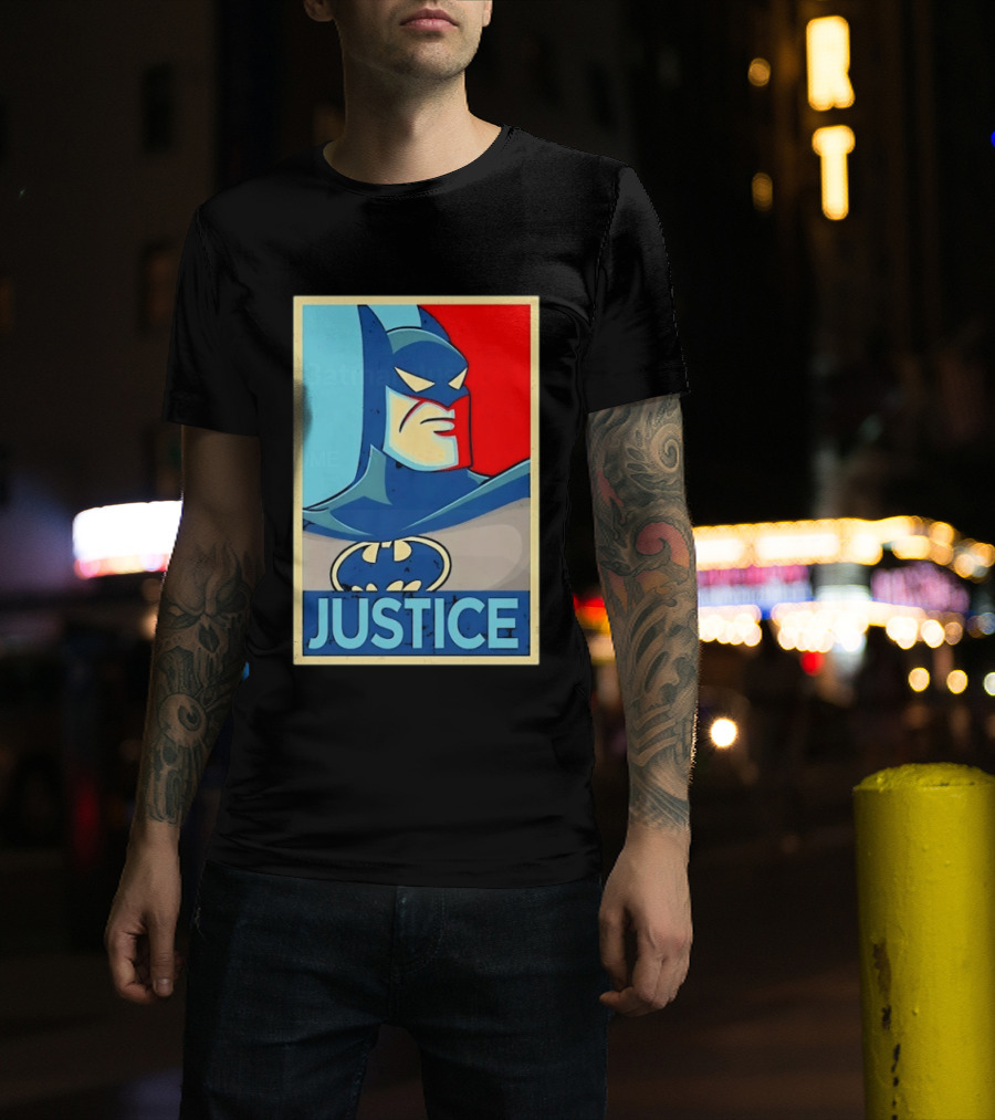 Justice Distressed Batman DC Comics T-Shirt