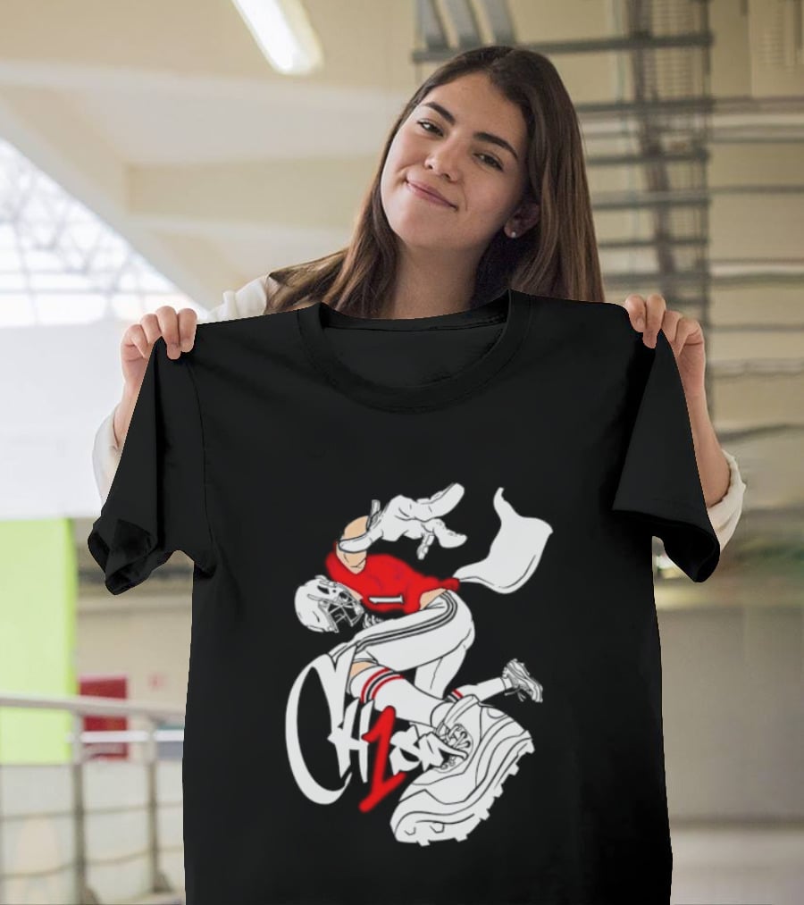 Drake Maye New England Patriots Number 1 T-Shirt