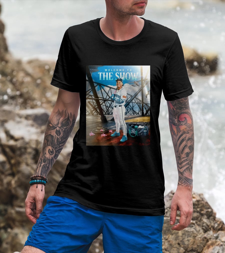 Welcome To The Show Michael Arroyo Mariners 50th Anniversary Baseball T-Shirt