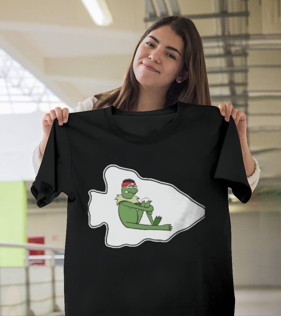 Patrick Mahomes Kansas City Chiefs Crying Kermit Meme T-Shirt