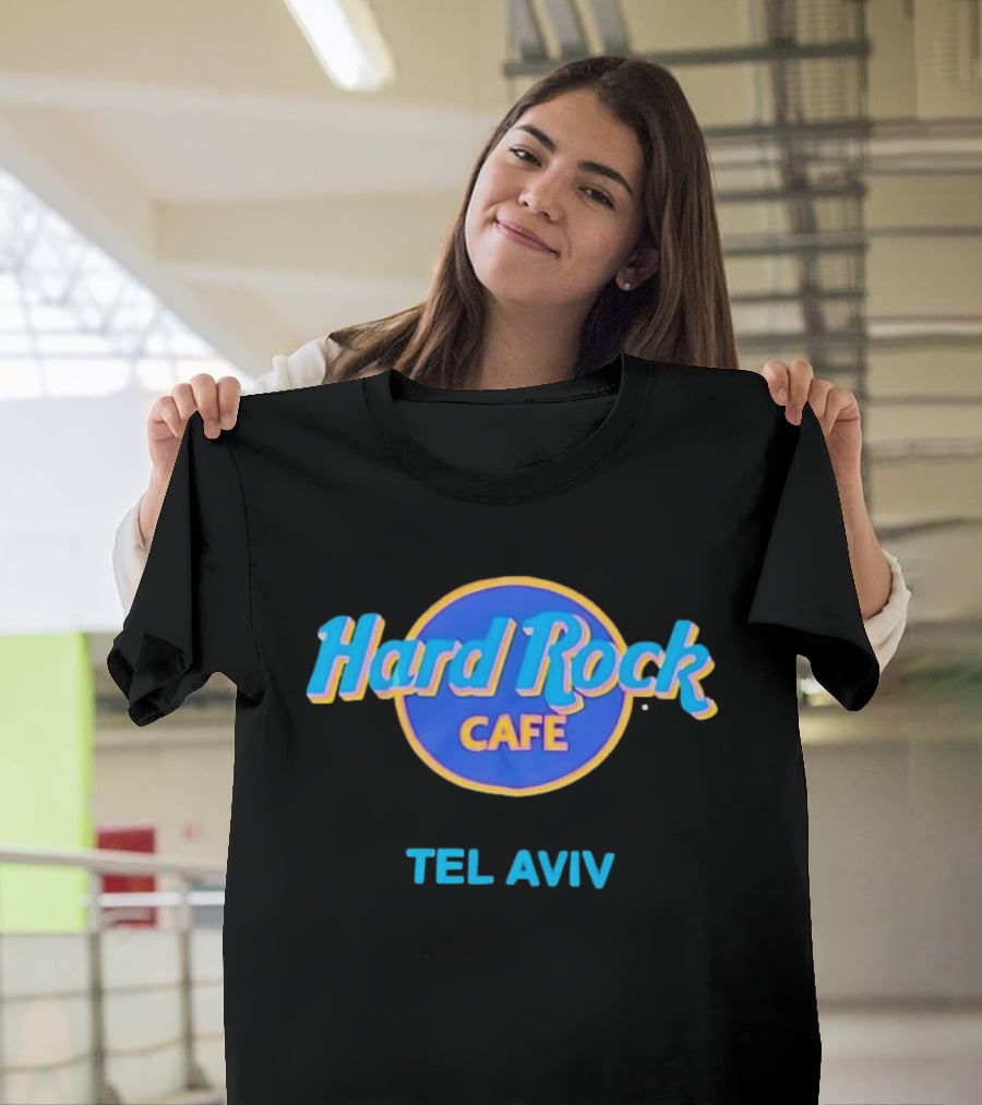 Hard Rock Cafe Tel Aviv Blue Circle T-Shirt