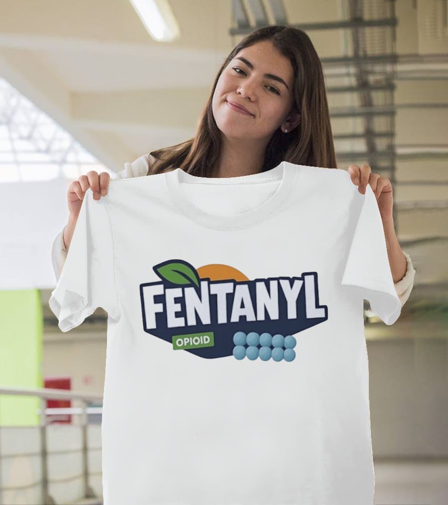 Fentanyl Opioid Satire Orange Fruit T-Shirt