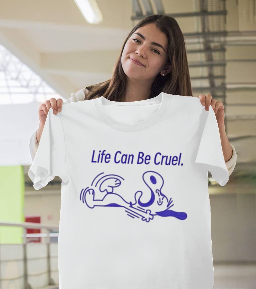 Snoopy Life Can Be Cruel Comic T-Shirt