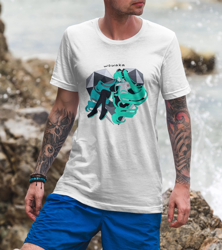 Wowaka 01 Hatsune Miku Heart Vocaloid Anime T-Shirt