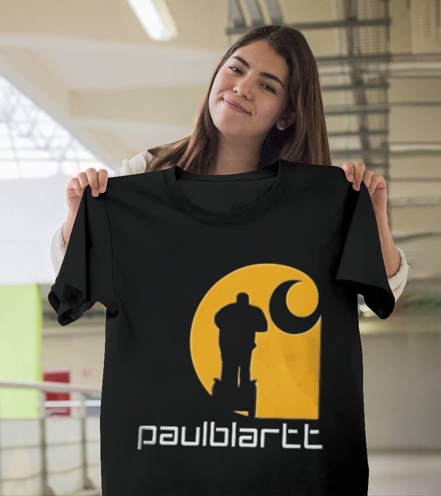 Paulblartt Security Guard Segway Yellow Swirl T-Shirt