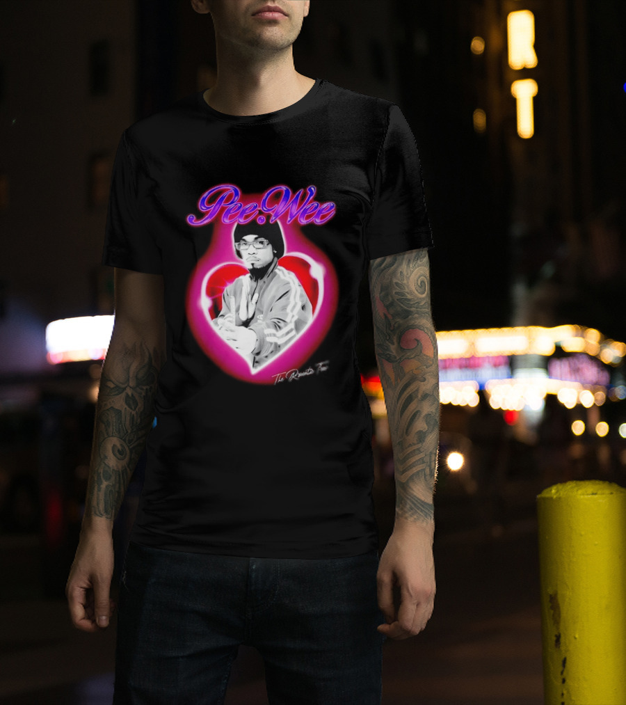 Pee Wee The Romantic Tour Heart Iconic Rap Hip Hop Artist T-Shirt