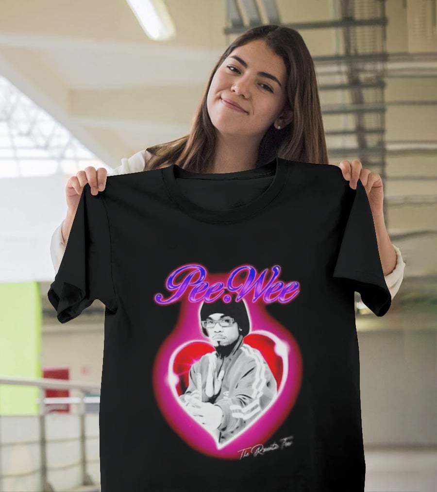 Pee Wee The Romantic Tour Heart Iconic Rap Hip Hop Artist T-Shirt