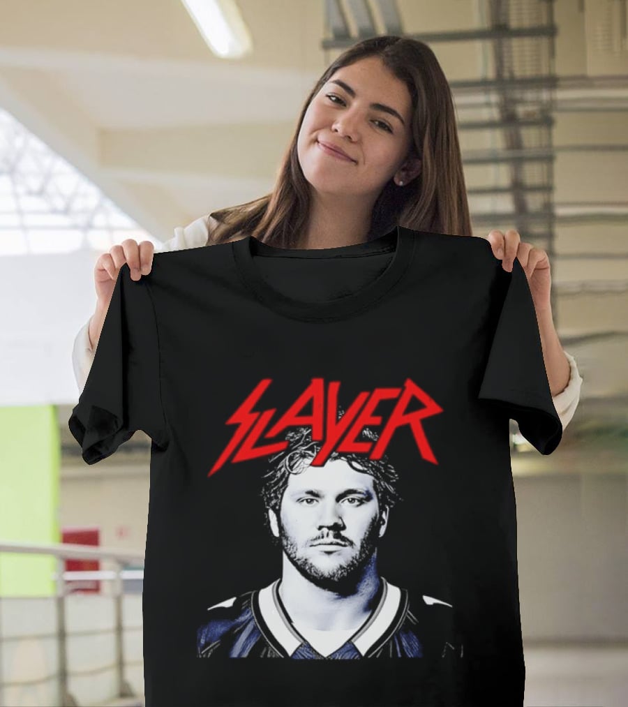 Josh Allen Slayer Buffalo Bills Fan Merchandise T-Shirt