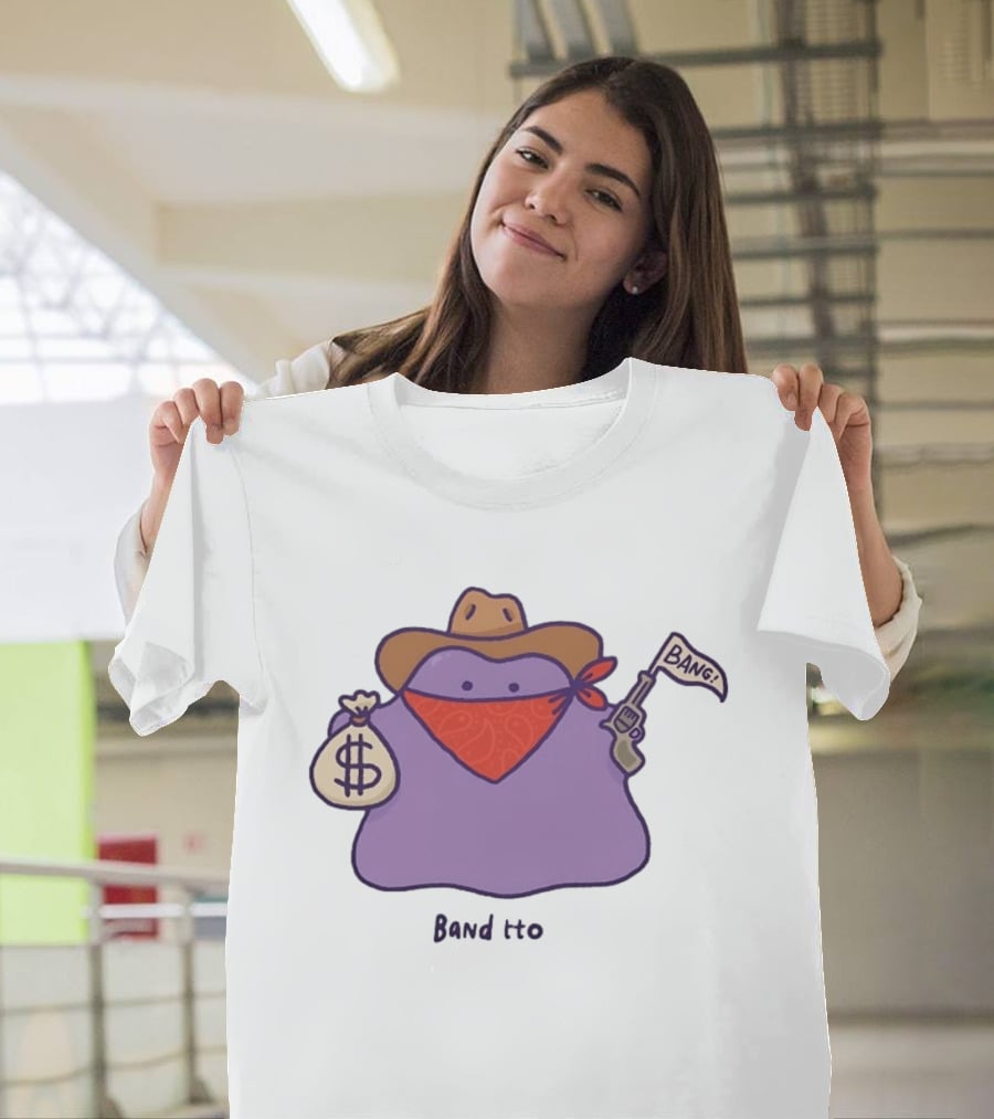 Banditto Cowboy Ditto Outlaw Pokemon Bandit Bang T-Shirt