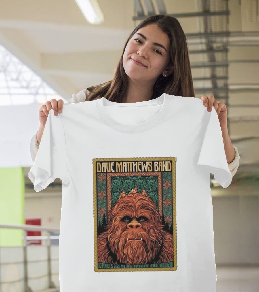 Dave Matthews Band September 5 2026 The Coca Cola Amphitheatre George WA I Go Bigfoot T-Shirt