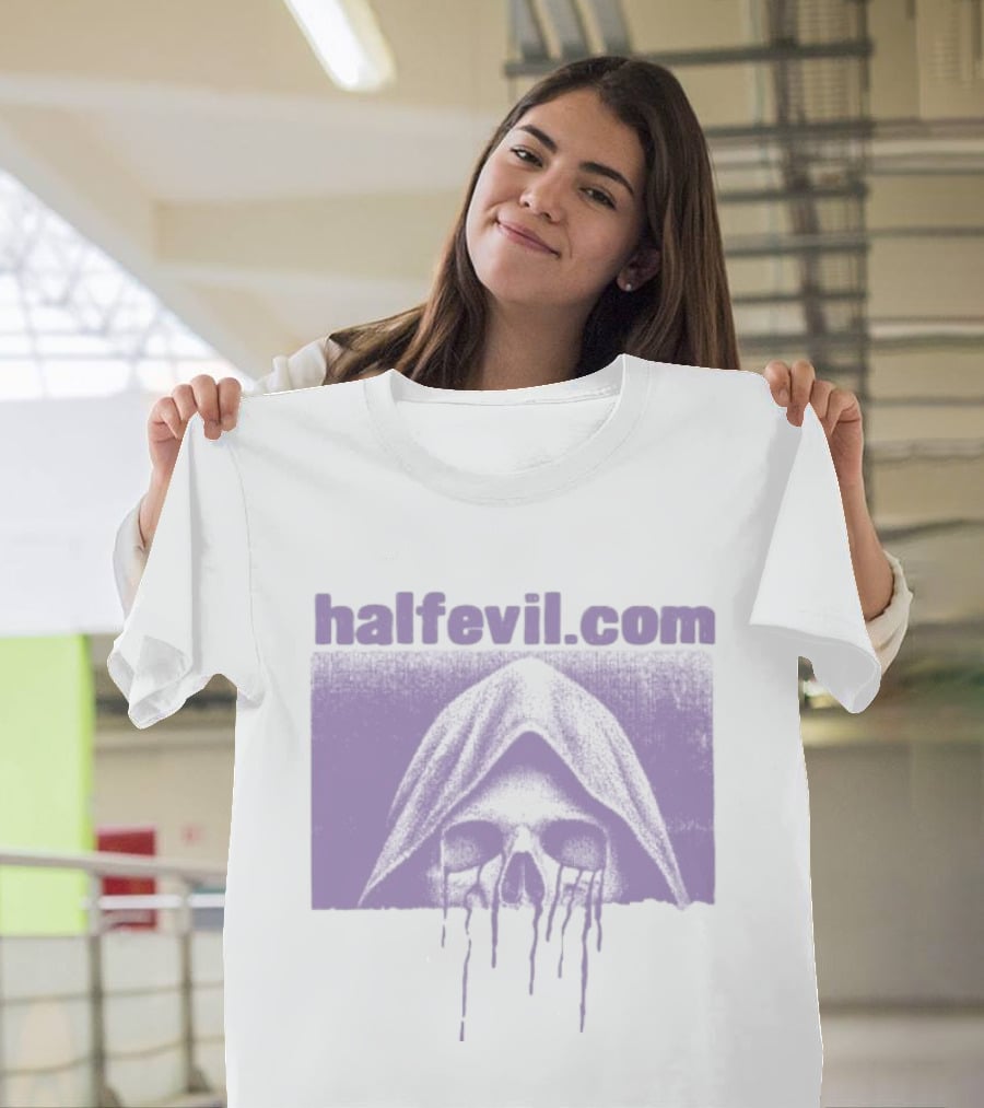 Halfevil.com Hooded Skull Dripping Half Evil Store Week 2 $3.33 T-Shirt
