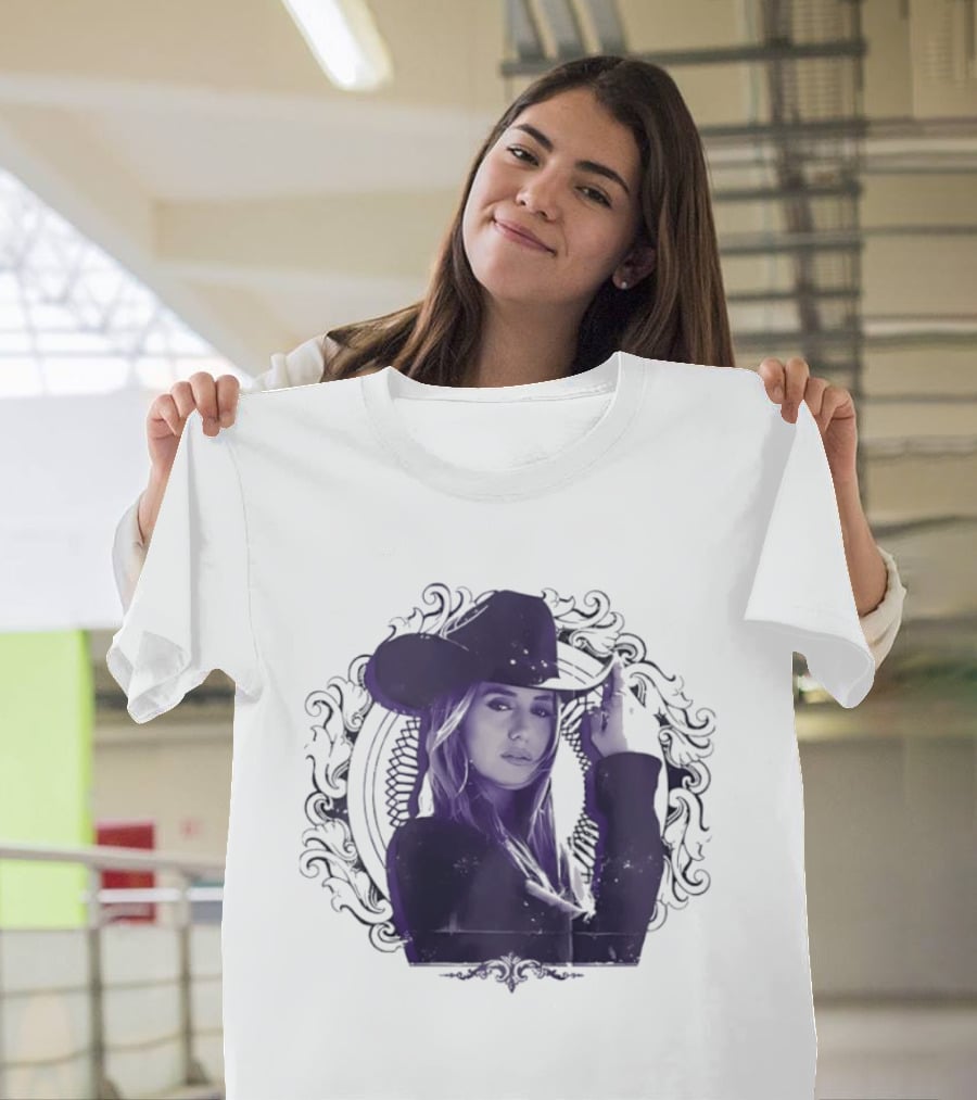 Lainey Wilson Distressed Western Style Country Music Hat T-Shirt