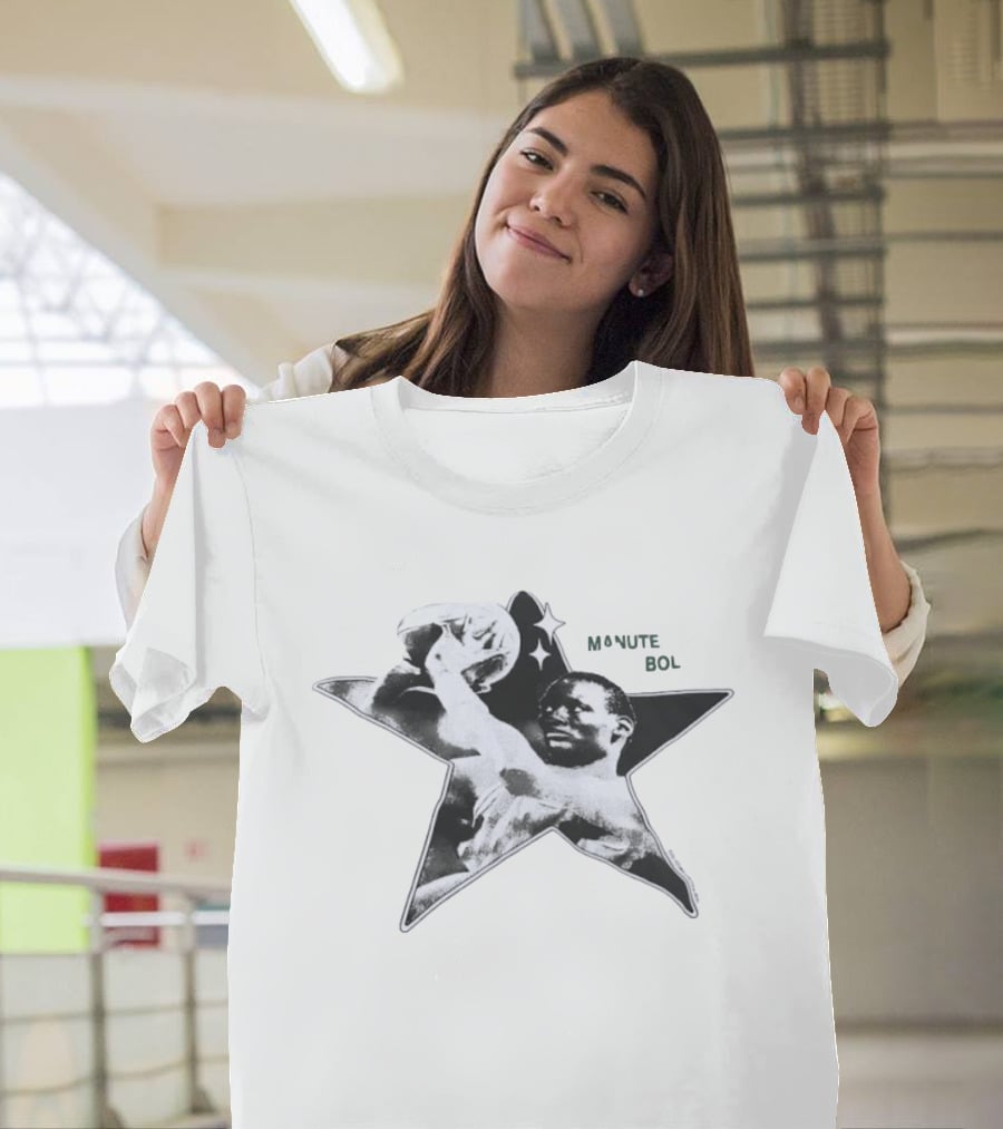 Manute Bol NBA Basketball Star Full Court Press T-Shirt