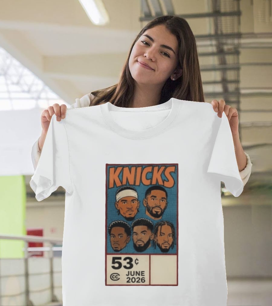 New York Knicks 53¢ Starting 5 June 2026 NBA T-Shirt