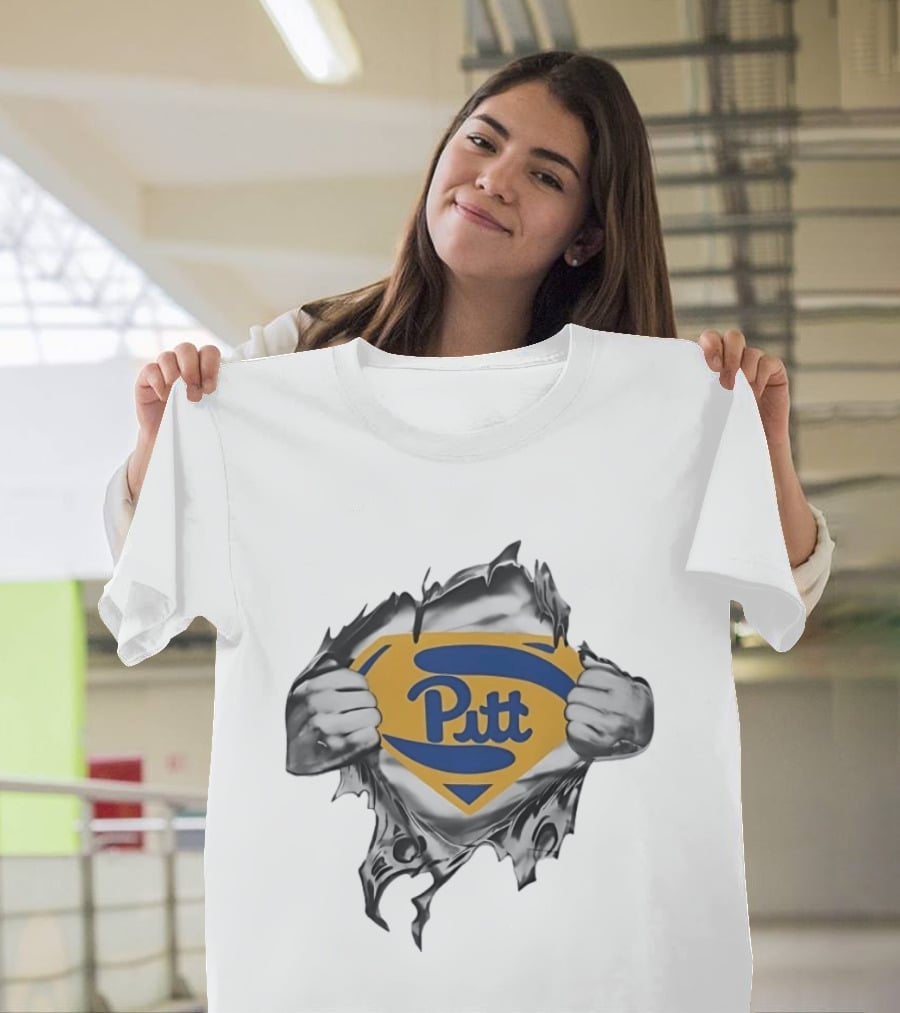 Pitt Panthers Superman University Of Pittsburgh Fan T-Shirt