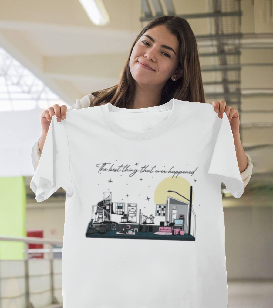 The Best Thing That Ever Happened Cityscape Moon And Stars T-Shirt