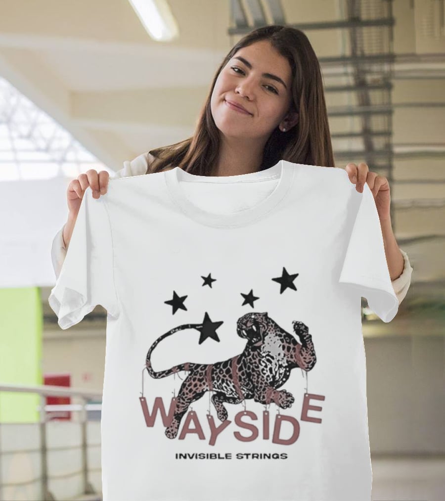 Wayside Invisible Strings Panther Starry Night T-Shirt