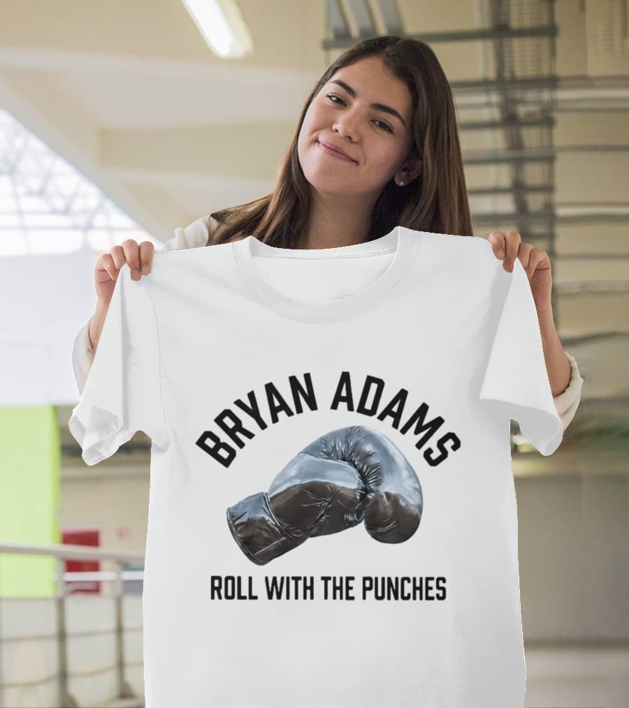 Bryan Adams Roll With The Punches Boxing Glove Music T-Shirt