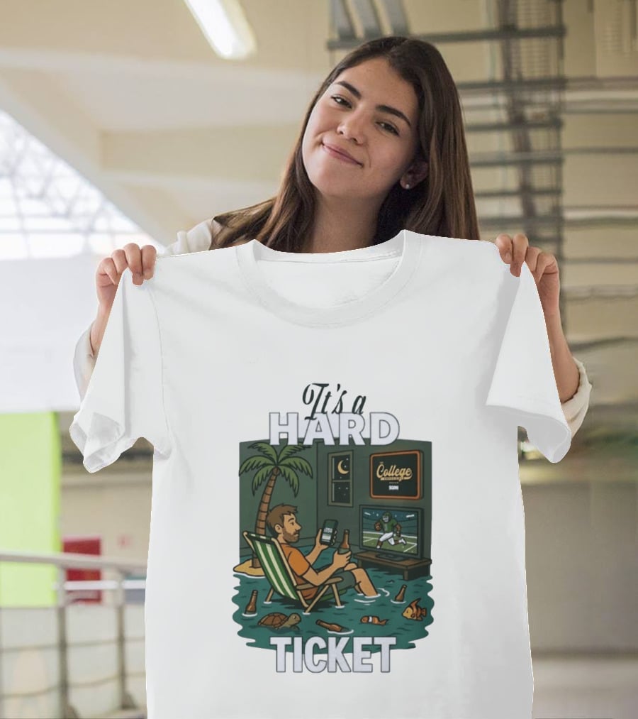 Hard Ticket College Experience SGPN Lifestyle Sports Fan Scene T-Shirt