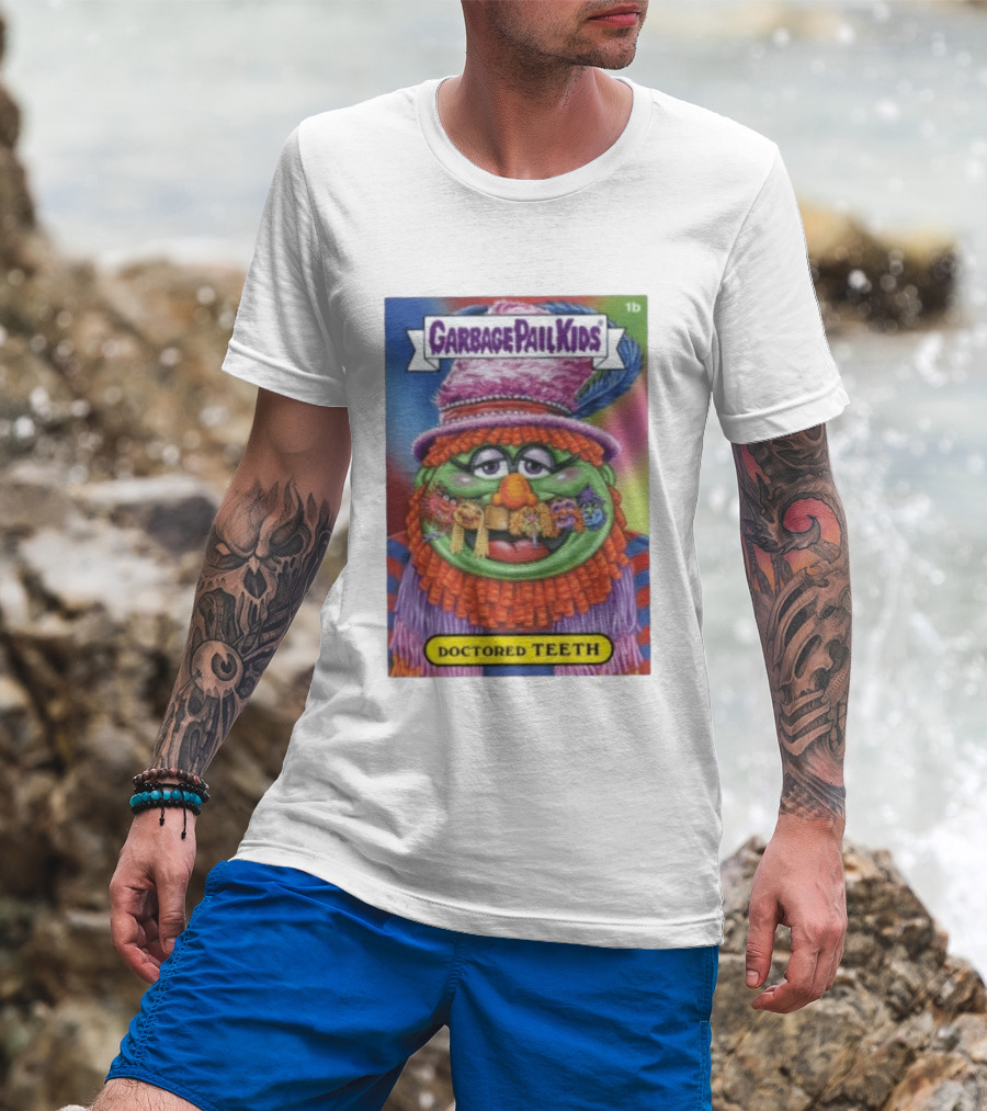 Garbage Pail Kids Doctored Teeth Muppets Mashup T-Shirt