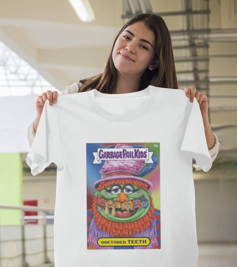 Garbage Pail Kids Doctored Teeth Muppets Mashup T-Shirt