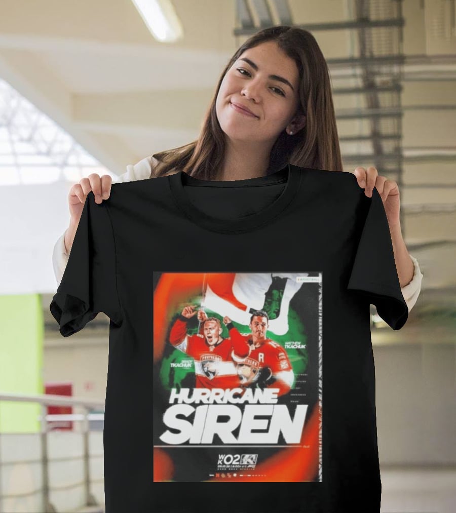 Hurricane Siren Brady And Matthew Tkachuk WK02 Event Panthers Hockey Thursday Night T-Shirt