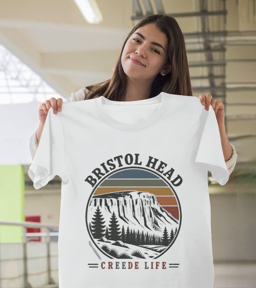 Bristol Head Creede Life Mountain Sunset Scenery T-Shirt