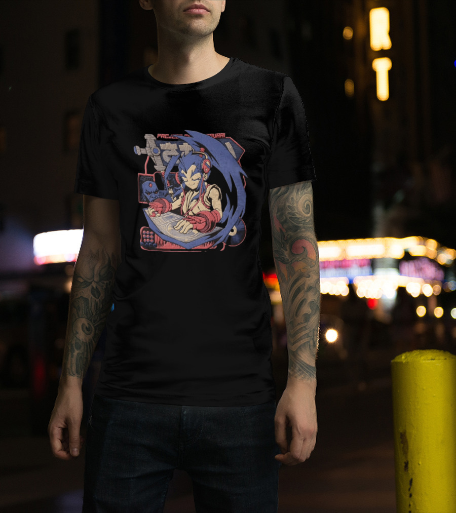 Yoshimitsu Project Soul Samurai DJ Scene Anime T-Shirt