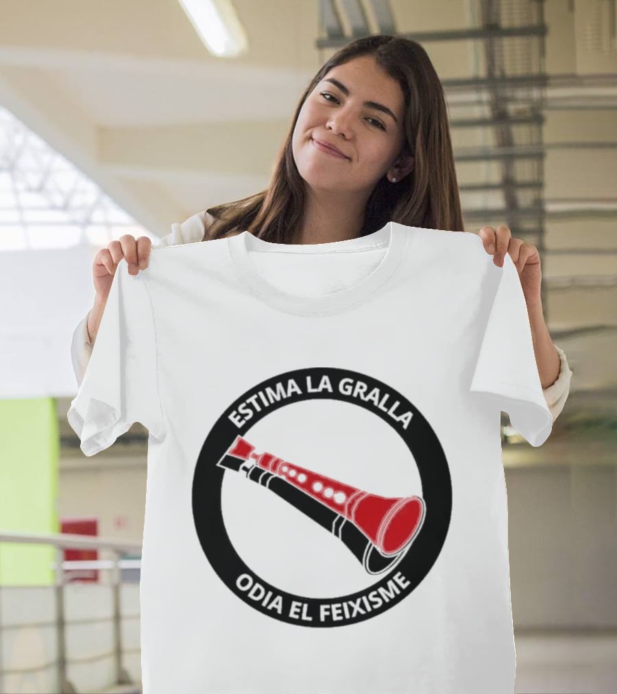 Estima La Gralla Odia El Feixisme Red Gralla T-Shirt